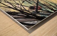Allentown PPL Global Building Sunset Wood print