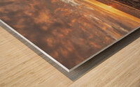 La_Bloc_Sunset Wood print