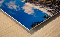 Majestic Jenny Lake Panorama at Grand Teton Wood print