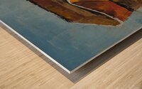 Yellow Rowboat  3 Wood print