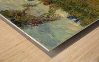 Sunset at Montmajour 1888 Van Gogh Wood print