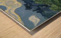 Van Gogh The Olive Trees. Wood print