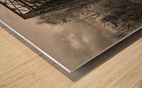 Elkin Creek Train Trestle in North Carolina Wood print