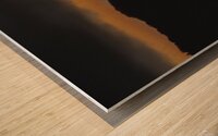 Costa Rica San Ramon Sunset Panorama Wood print