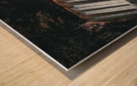 Big Elkin Creek Dam Wood print