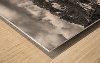 Le hameau Wood print