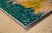 Riverbank Gold Wood print