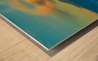 Cloud Glow Wood print