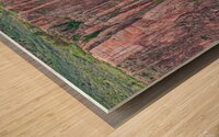 Rock Wall Forest Wood print