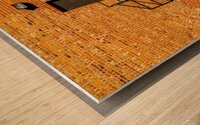 Backdoor Stairs Wood print