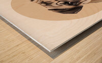 Pug Informative Poster Wood print