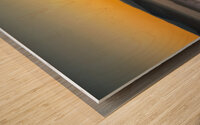 Le viel orme Wood print