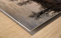 Anchor River Winter Moose Wood print