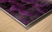 Purple Palette  Wood print