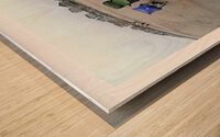 VUE SUR LA MER Wood print
