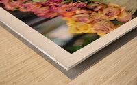 LES ROSES JAUNES Wood print