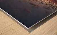 Fire & Ice Wood print