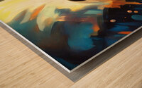 Out of This World Basketball Player Wood print