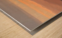 Mountains Ablaze Wood print