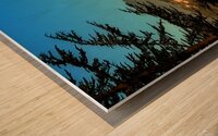 Mt Tam Summer view Wood print