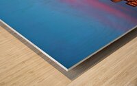 Sienna Moonrise Wood print