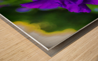 Purple Iris2 Wood print