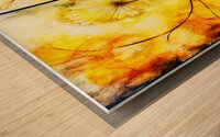 Dandelion Outline Wood print