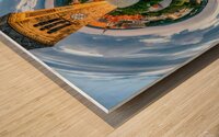 Cornell university fisheye Wood print