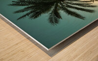 Tall Palms Wood print