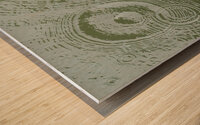 Green Reverie Wood print