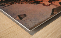 Soldados en retirada Wood print
