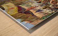 Freeing the sclaves Wood print