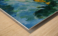 mont saint victoire chateau noir paul cezanne Wood print