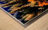 The Forest Flees Wood print