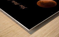 You Make Me Happy Eclipse Wood print