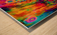 Abstract Class Wood print