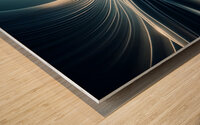 Crystal Aperture Wood print