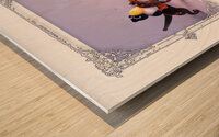 L EQUIPE Wood print