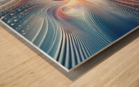 My Mind IS Open Wood print