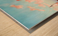 venice watercolor art remix Wood print