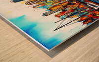 Harbour Real Estate Wood print