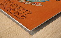 1978 tennessee lady vols basketball art  Wood print