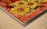 Arte 078 sunflowers Wood print