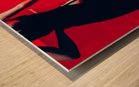 Garter Startled   Wood print