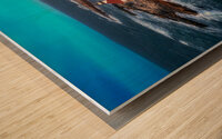 Blue Hour at Cuckolds Light Wood print