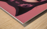 Mystic Gaze - Pink Dream Wood print