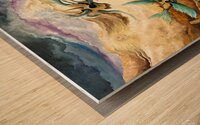 Volcanoes Demons and Dragons in a Ravine Gregory Pyra Piro oil painting 850325 Wood print