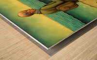 FISH FRY TIME Wood print