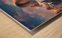 Celestial Majesty: A Captivating Glimpse of Half Dome Wood print